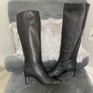 Perfect Nine West Lorthey Women's Knee-High Dress Boots RETAIL $249  Size 8